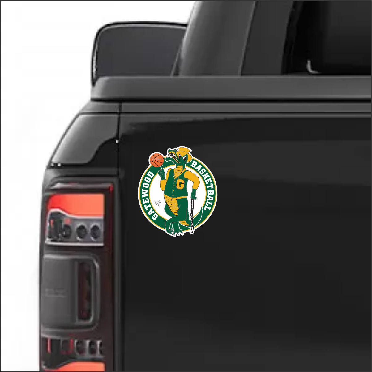 Gatewood Basketball | Vinyl Decal Water Proof | 5"x3" | UV Laminated