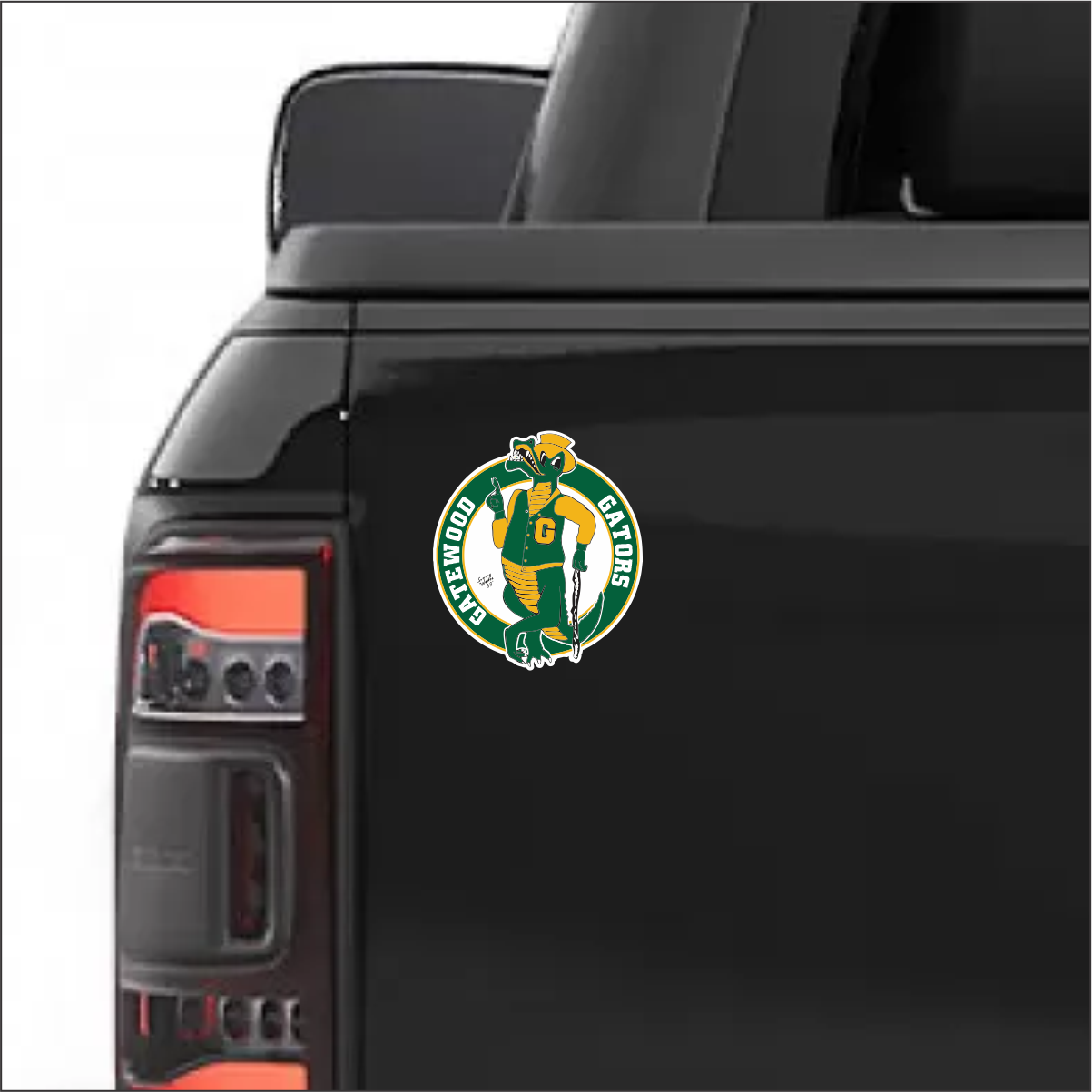 Pimp Gator Gatewood Schools | Vinyl Decal Water Proof | 5"x5.75" | UV Laminated (Copy)