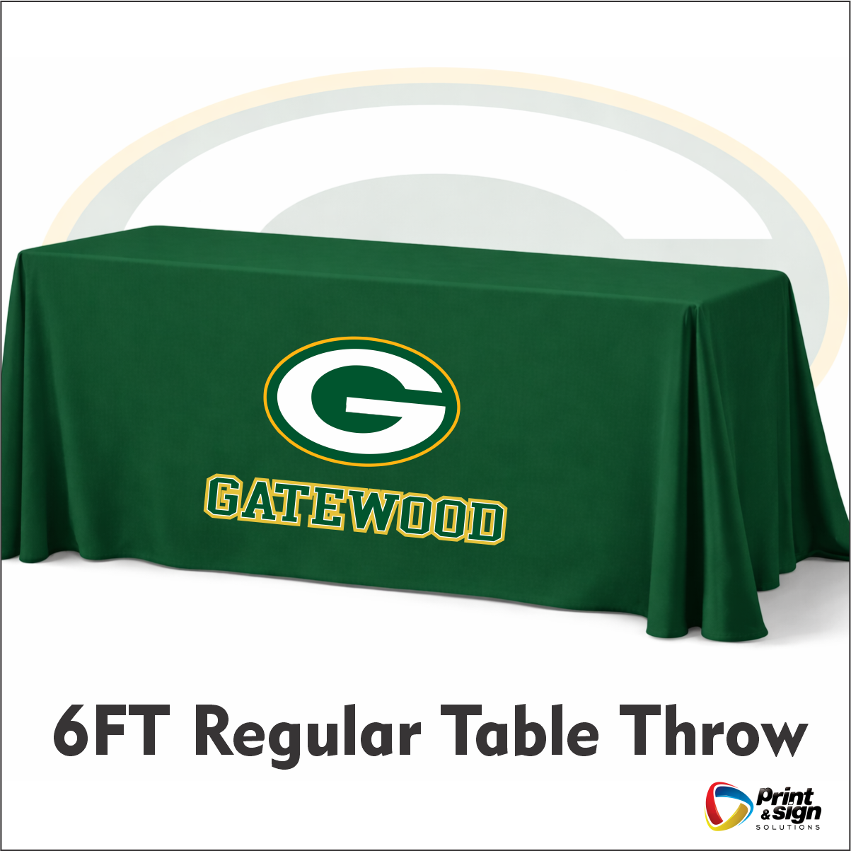 Gatewood 6ft 4-sided Table Throw | Go Gators