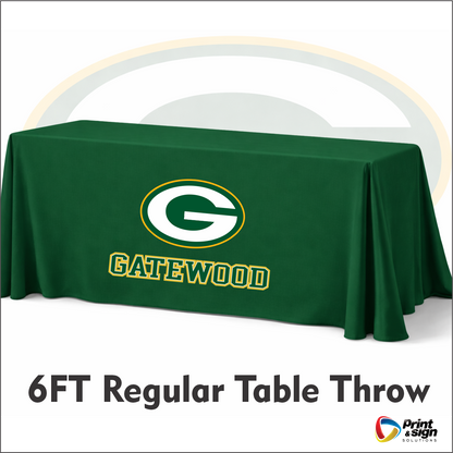 Gatewood 6ft 4-sided Table Throw | Go Gators