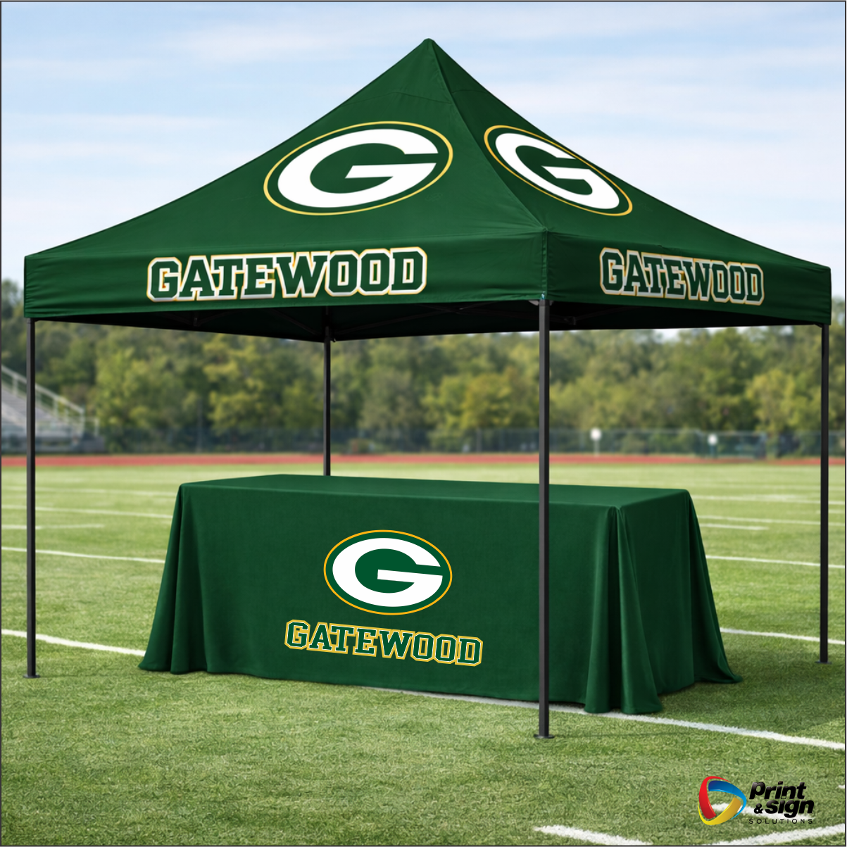 Gatewood 6ft 4-sided Table Throw | Go Gators