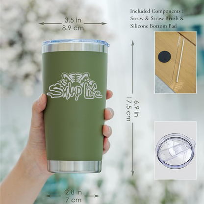 Gatewood Schools Swamp Life Laser Engraved Insulated 20oz Tumbler