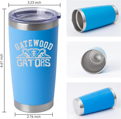 Gatewood Schools Gators Laser Engraved Insulated 20oz Tumbler