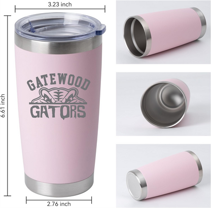 Gatewood Schools Gators Laser Engraved Insulated 20oz Tumbler