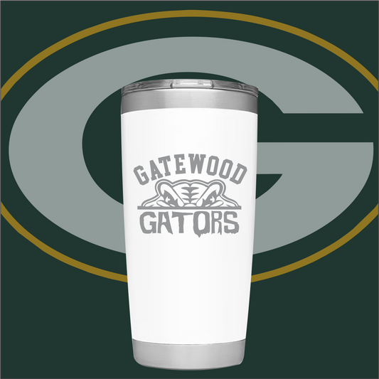 Gatewood Schools Gators Laser Engraved Insulated 20oz Tumbler