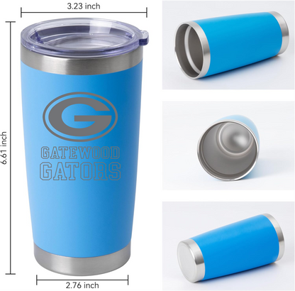 Gatewood Schools Gators Laser Engraved Insulated 20oz Tumbler