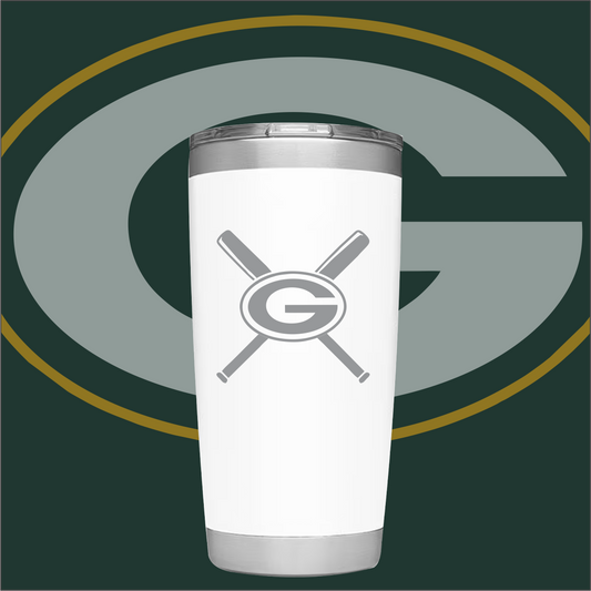 Gatewood Schools Baseball Softball Laser Engraved Insulated 20oz Tumbler