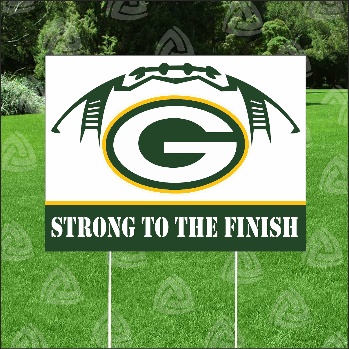 Go Gator Yard Sign | 18" x 24" Corrugated Plastic | Includes 30" Metal Stake