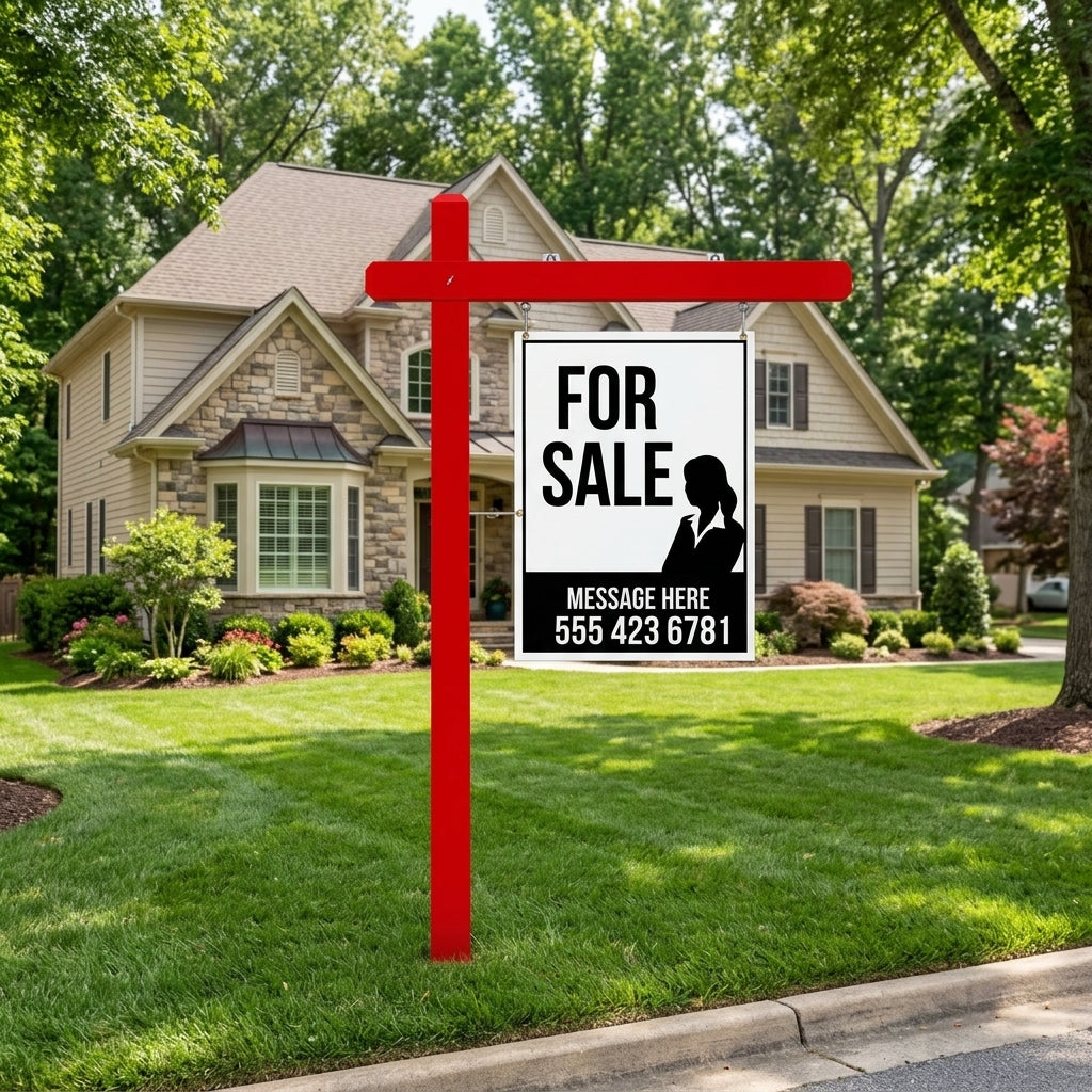 Aluminum Real Estate Post - 2pc Post