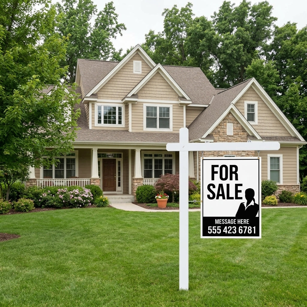 Aluminum Real Estate Post - 2pc Post