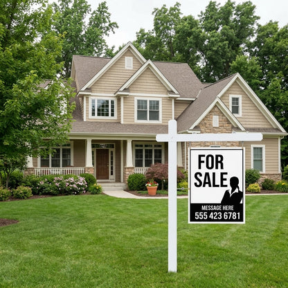 Aluminum Real Estate Post - 2pc Post