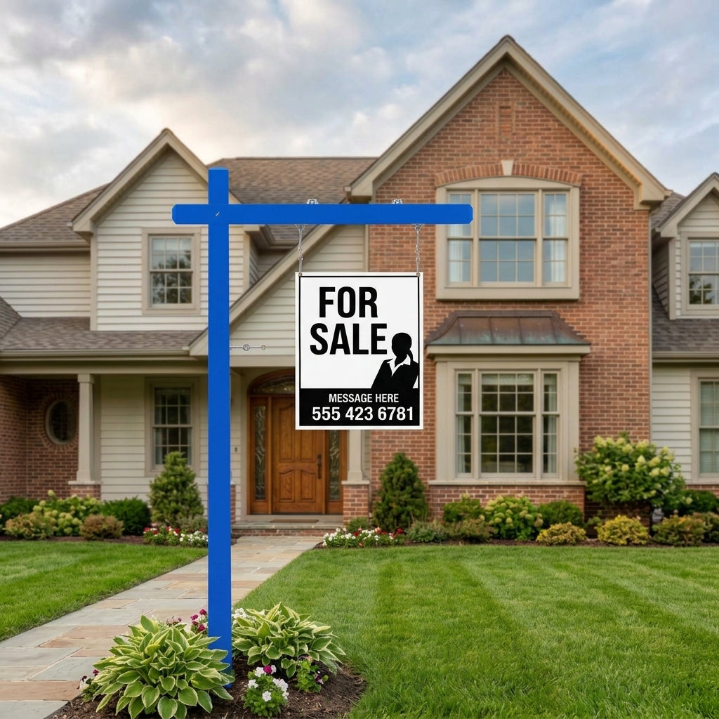 Aluminum Real Estate Post - 2pc Post