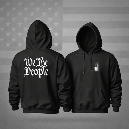We The People Patriotic Hooded Sweatshirt Hoodie