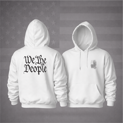 We The People Patriotic Hooded Sweatshirt Hoodie