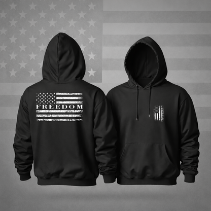 Freedom Patriotic Hooded Sweatshirt Patriotic Hoodie