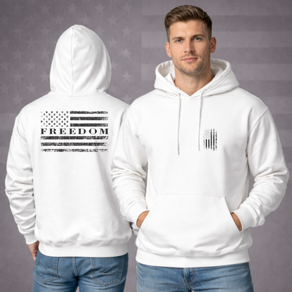 Freedom Patriotic Hooded Sweatshirt Patriotic Hoodie