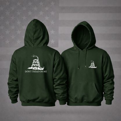 Don't Tread On Me Patriotic Hooded Sweatshirt Hoodie