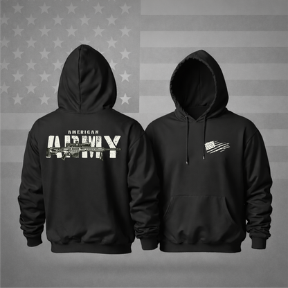AMERICAN ARMY Military Hooded Sweatshirt – Premium Patriotic Comfort & Style Hoodie