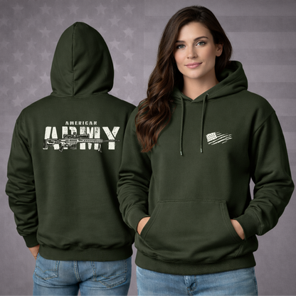 AMERICAN ARMY Military Hooded Sweatshirt – Premium Patriotic Comfort & Style Hoodie