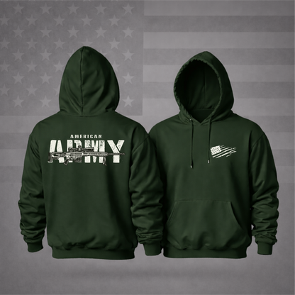 AMERICAN ARMY Military Hooded Sweatshirt – Premium Patriotic Comfort & Style Hoodie