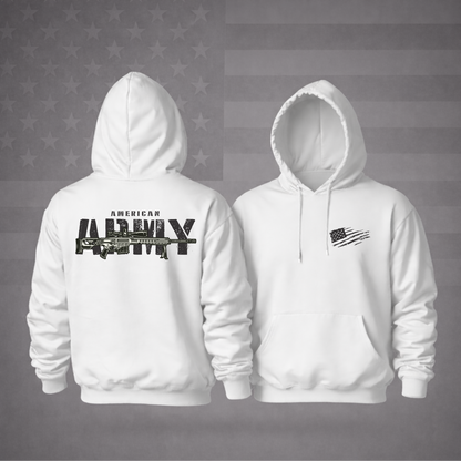 AMERICAN ARMY Military Hooded Sweatshirt – Premium Patriotic Comfort & Style Hoodie
