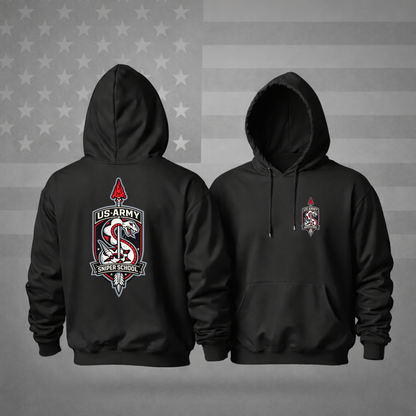 UNITED STATES ARMY SNIPER Military Hooded Sweatshirt – Precision, Patriotic, Pride & Premium Comfort Hoodie