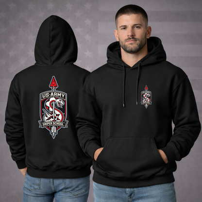 UNITED STATES ARMY SNIPER Military Hooded Sweatshirt – Precision, Patriotic, Pride & Premium Comfort Hoodie