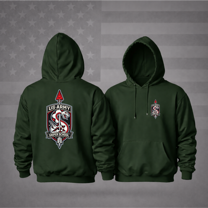 UNITED STATES ARMY SNIPER Military Hooded Sweatshirt – Precision, Patriotic, Pride & Premium Comfort Hoodie