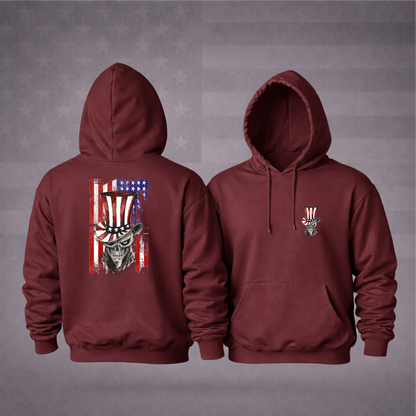 4th of July Uncle Sam Patriotic Hooded Sweatshirt – Freedom, Style & Premium Comfort Hoodie