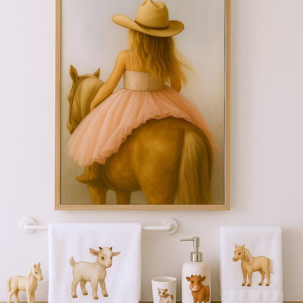 Cowgirl baby Digital File Ready to Print High Definition PDF PNG File Format