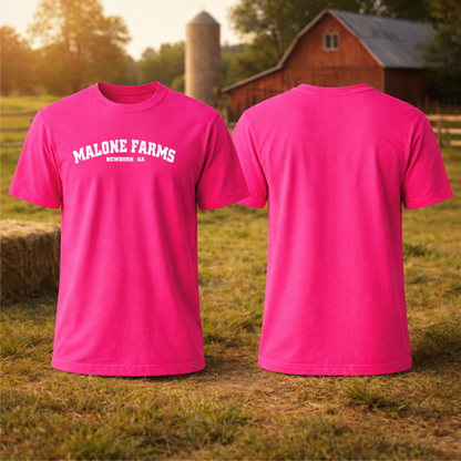 T-shirt MALONE FARMS Equestrian Center Bella Canvas 3001 Unisex Royal Purple