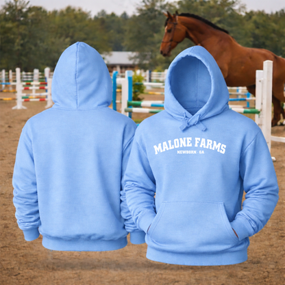 MALONE FARMS Equestrian Hooded Sweatshirt