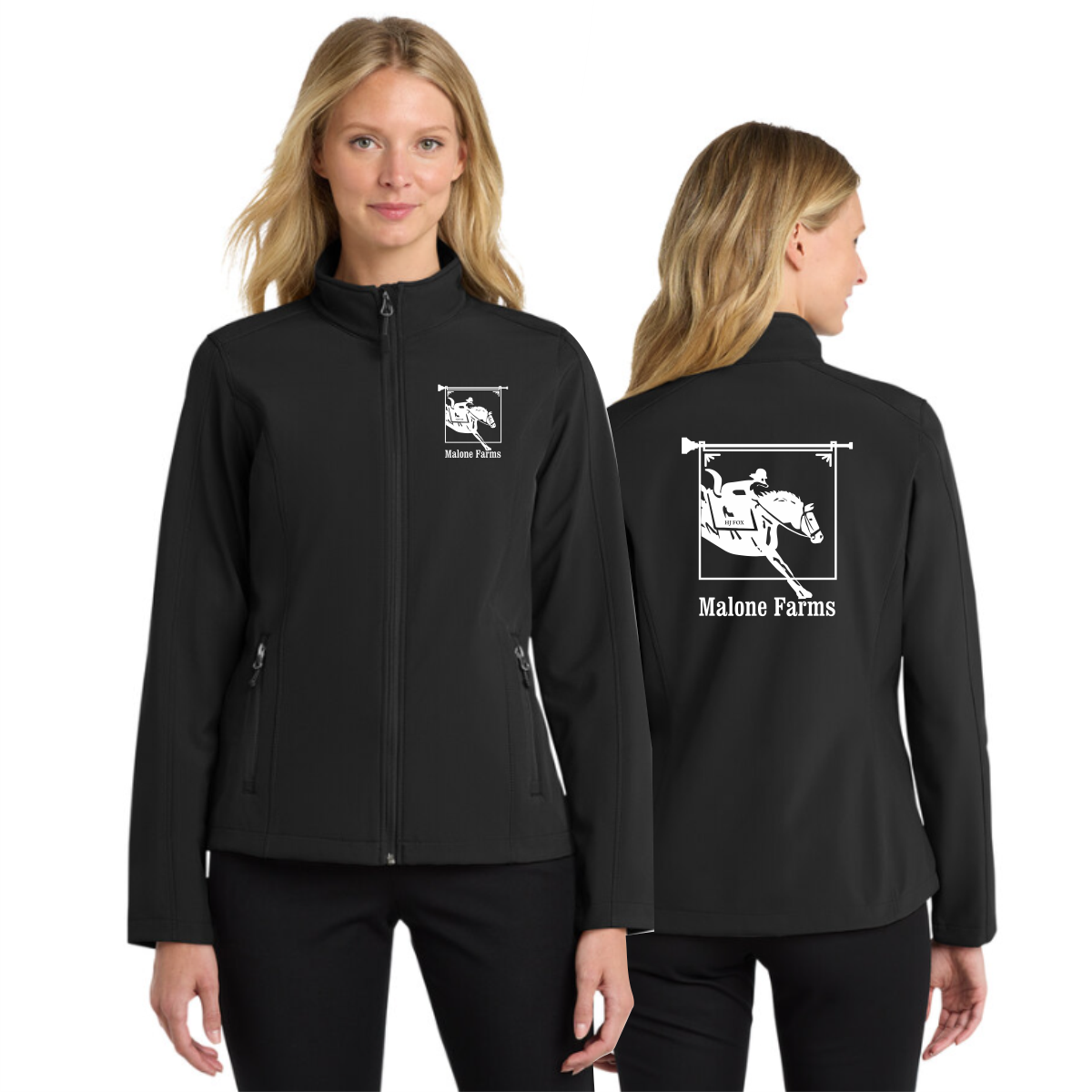 MALONE FARMS Port Authority® Women's Core Soft Shell Jacket Emboridered
