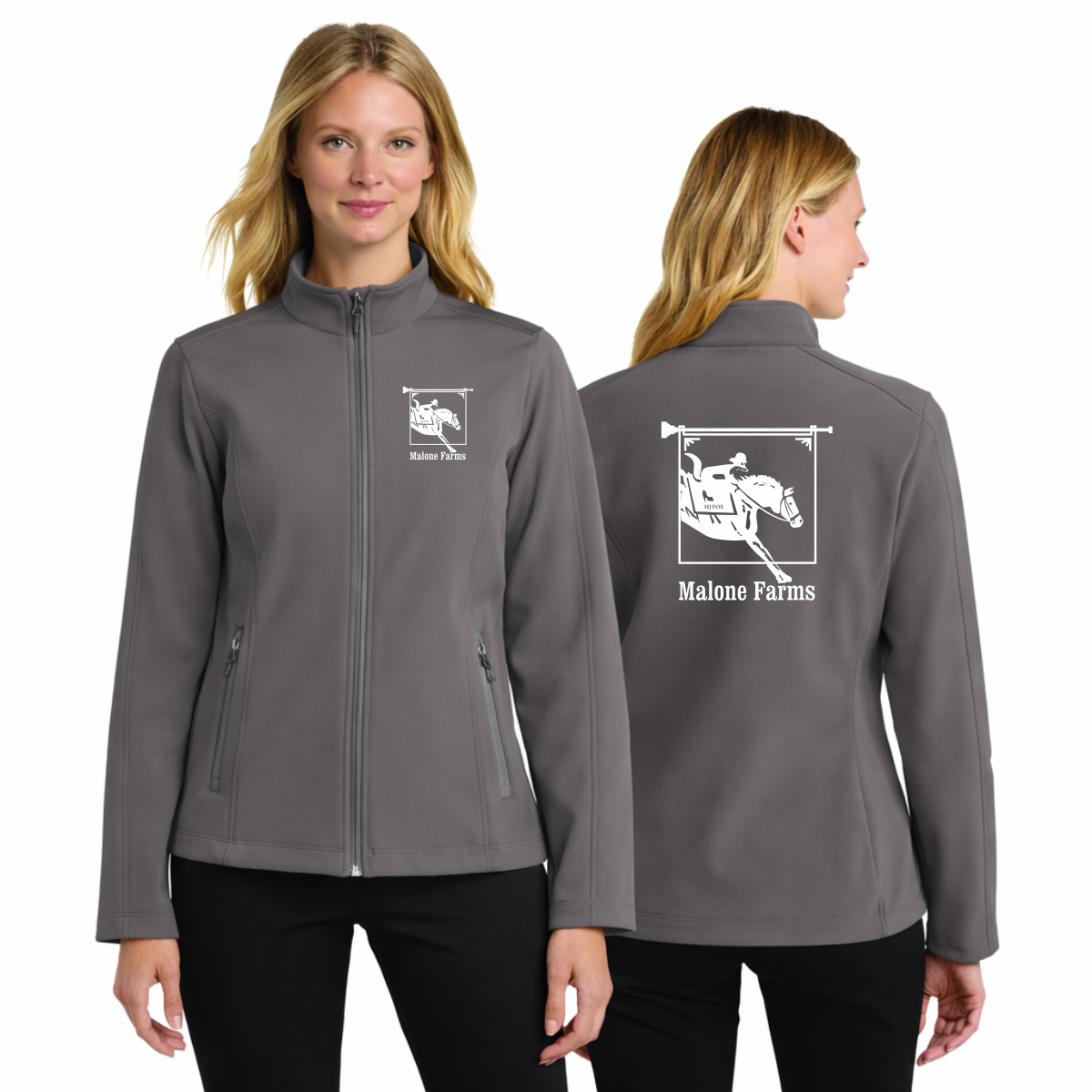 MALONE FARMS Port Authority® Women's Core Soft Shell Jacket Emboridered