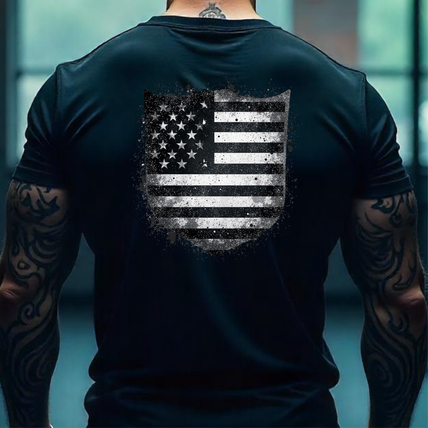 US FLAG SHIELD | Digital File Direct Download Ready to Print PNG High Definition