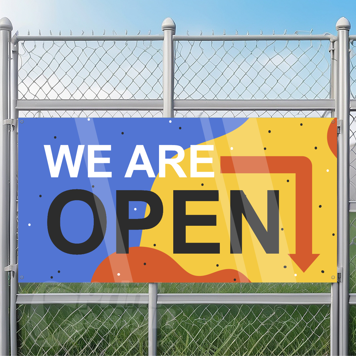 WE ARE OPEN - Vinyl Banner