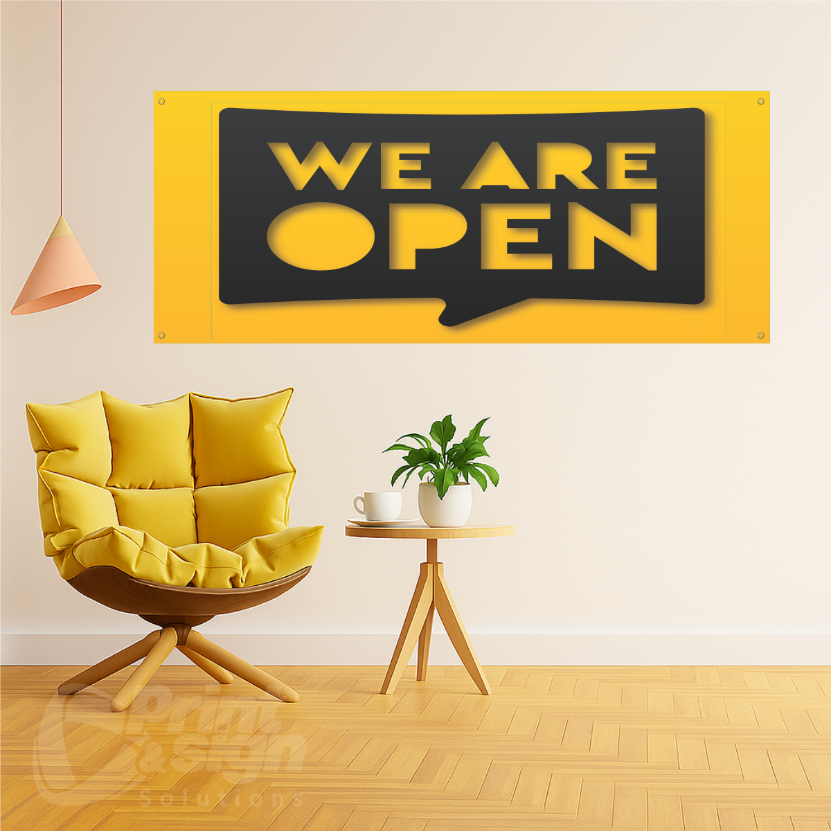 WE ARE OPEN - Vinyl Banner