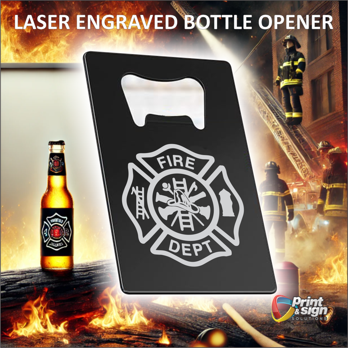 Fire Dept Bottle Opener