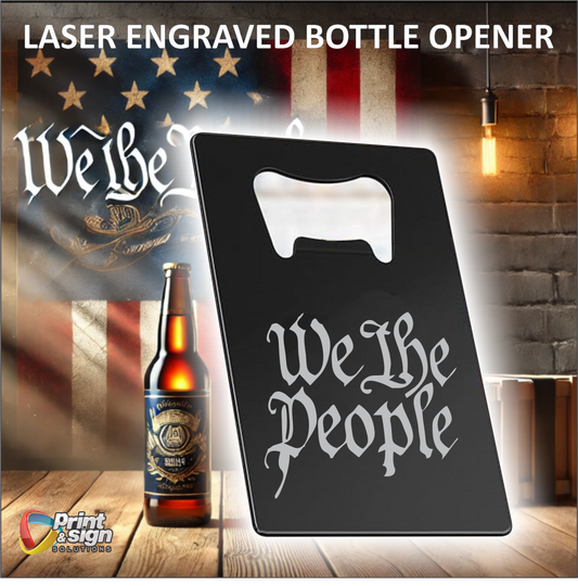 We The People bottle opener