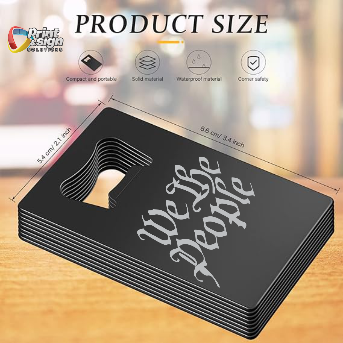 We The People bottle opener