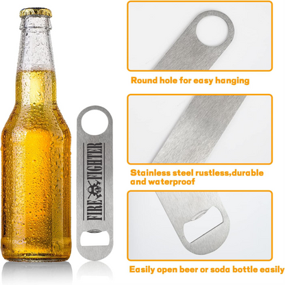 FIRE FIGHTER laser engraved bottle opener