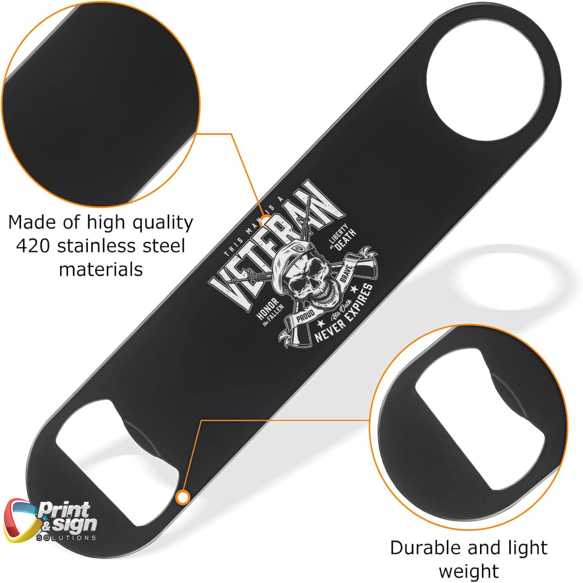 VETERAN bottle opener