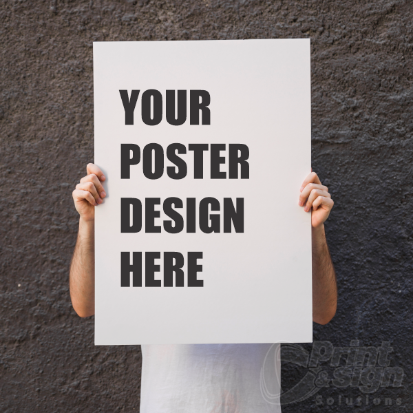 UPLOAD YOUR OWN DESIGN - Poster Matte Paper