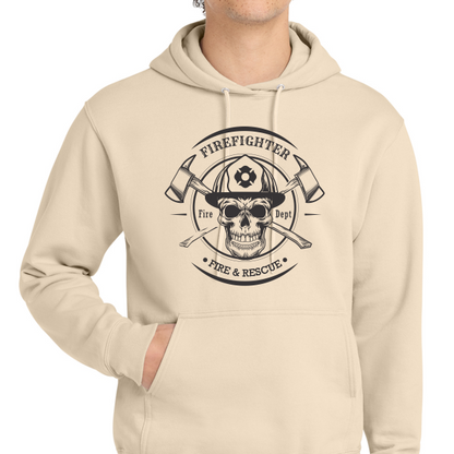 Firefighter  Patriot Hooded Sewatshirt