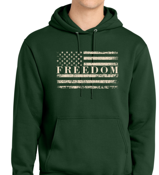 Freedom Patriot Hooded Sewatshirt