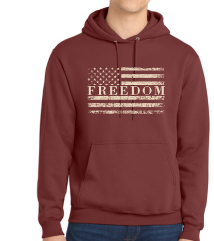 Freedom Patriot Hooded Sewatshirt