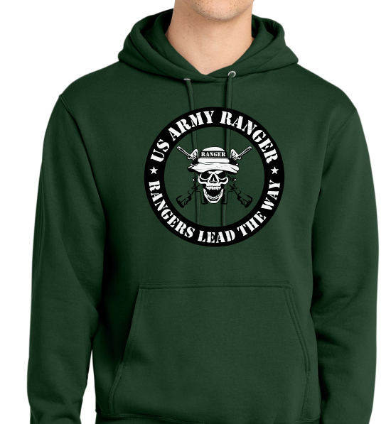 US Army Rangers - Rangers Lead The Way Patriot Hooded Sweatshirt