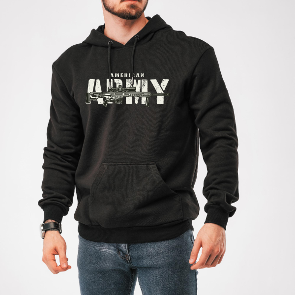 American Army Patriot Hooded Sweatshirt