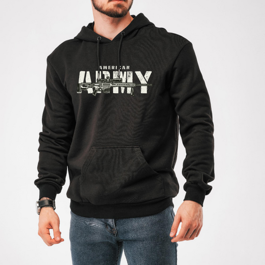 American Army Patriot Hooded Sweatshirt