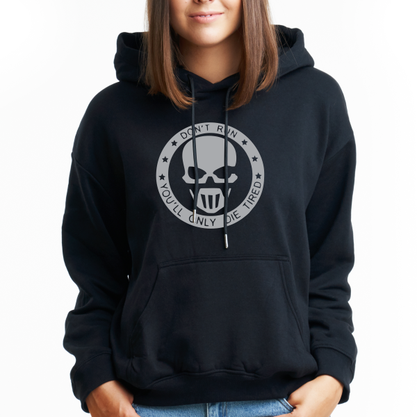 Don’t Run You Only Die Tired Patriot Hooded Sweatshirt